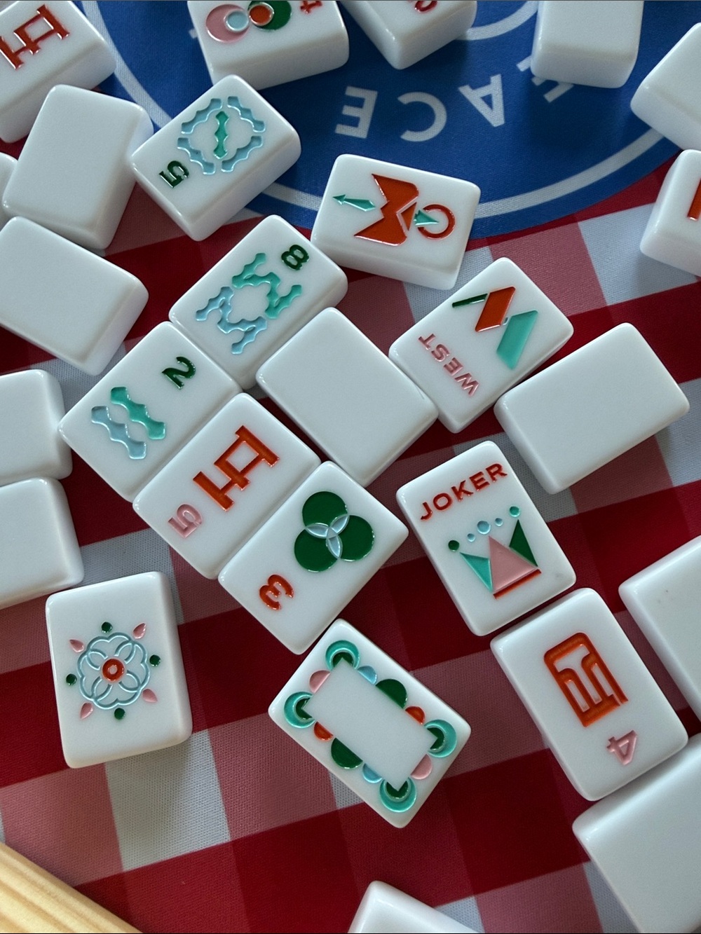 White Mahjong Tiles - “minimal” style
